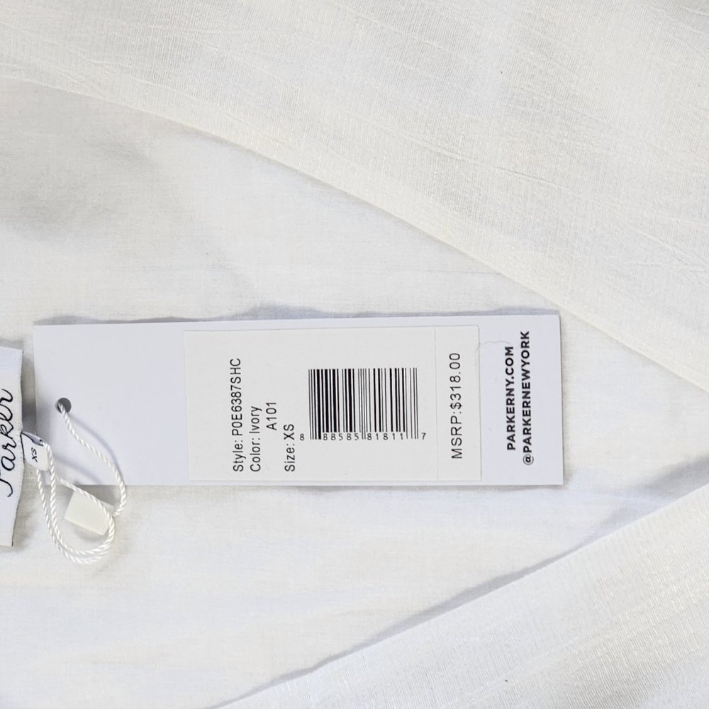 Parker Zenda Blouse Ivory - Picture 7 of 7